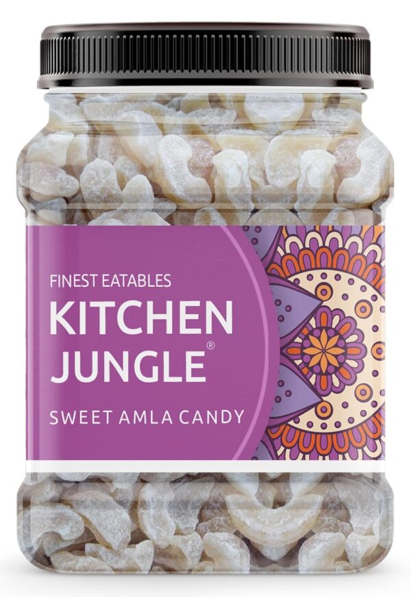 Kitchen Jungle Dried Dry Sweet Amla Candy 900 gm Jar Pack Indian Gooseberry 31.7 OZ